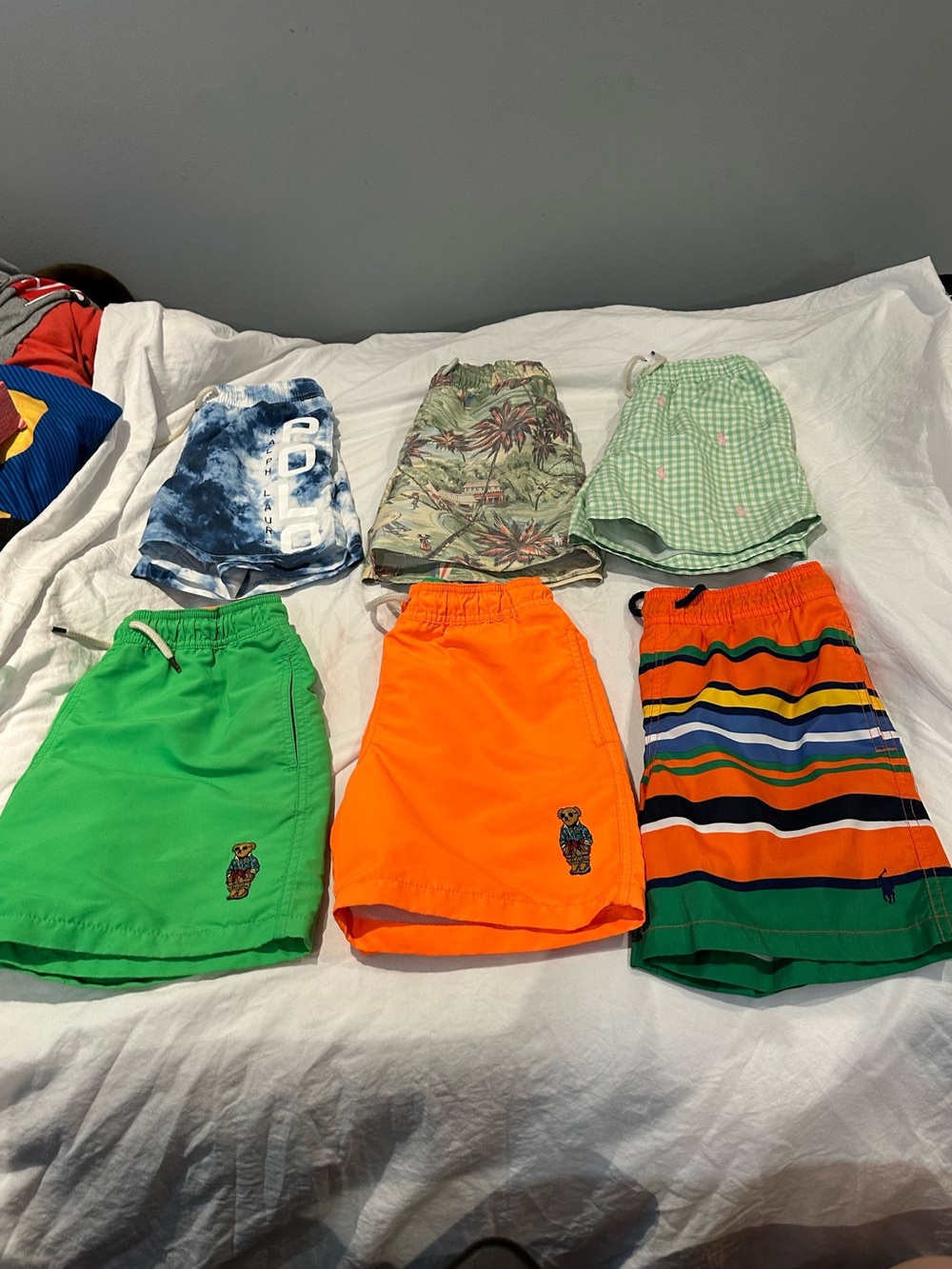 HUGE Polo by Ralph Lauren Kids Swim Trunks BUNDLE‼️
